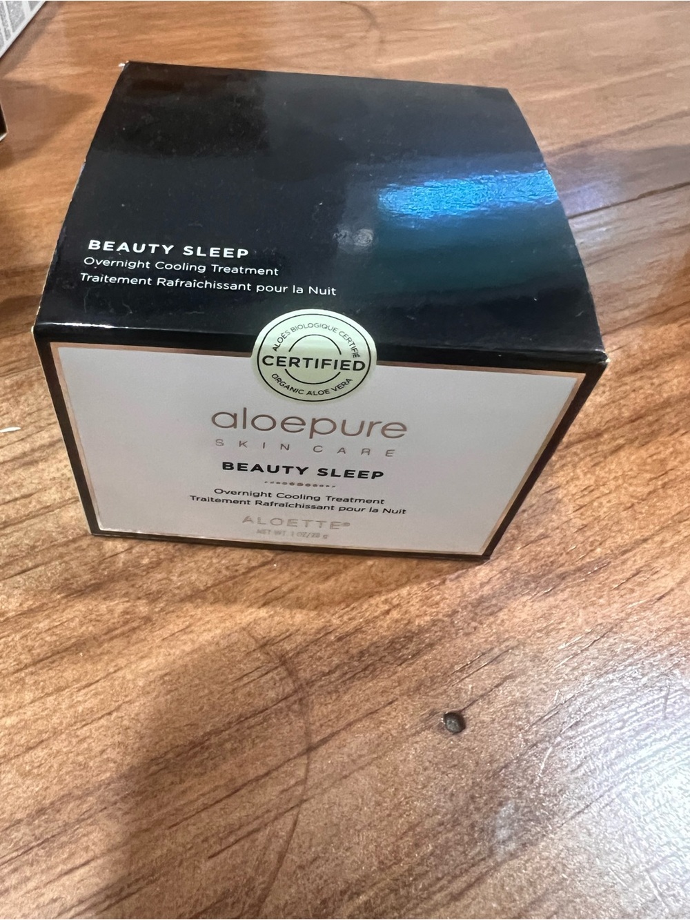 Aloette Aloepure Beauty Sleep Overnight Cooling Mask — White Jar - Picture 2 of 2